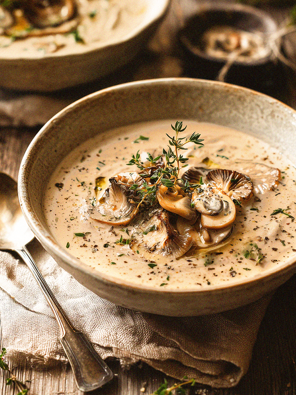 Cremig: Edelpilz-Suppe